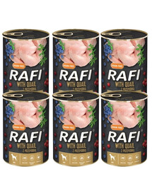 DOLINA NOTECI RAFI Quail Křepelka 6x400 g