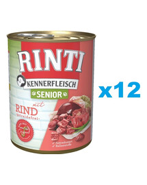 RINTI Kennerfleish Senior Beef 12x400 g
