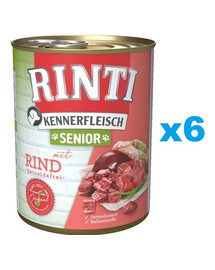 RINTI Kennerfleish Senior Beef 6x800 g