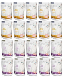 PIPER Animals Cat Sterilised Mix příchutě kapsička 20x100 g pro kočky po sterilizaci