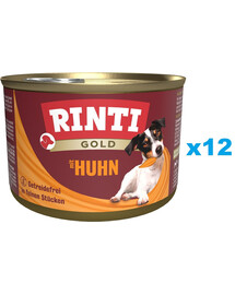 RINTI Gold Chicken Mini kuře pro psy malých plemen 12x185 g