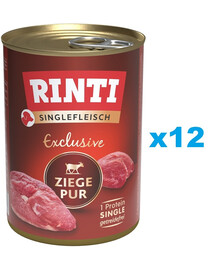 RINTI Singlefleisch Exclusive Goat Pure 12x400 g