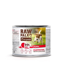 RAW PALEO Beef Rabbit Puppy 200g hovězí mokré krmivo s králíkem pro štěňata