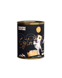COUNTRY&NATURE Hody z bílého masa mokré krmivo pro suché psy 800 g
