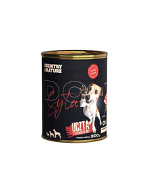 COUNTRY&NATURE Mokré krmivo pro psy s červeným masem 800 g