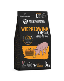 PAKA ZWIERZAKA Seventh Heaven Suché krmivo Vepřové s dýní L 3kg