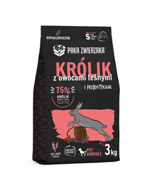 PAKA ZWIERZAKA Seventh Heaven Suché krmivo Králík s lesními plody S 3kg