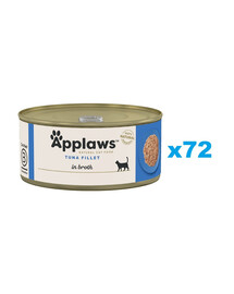 APPLAWS Cat Adult Tuňák ve vývaru 72x70 g