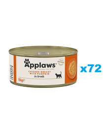 APPLAWS Cat Adult Kuře a Dýně 72x156 g