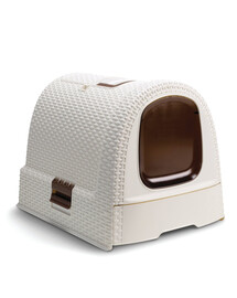 CURVER WC kočka kryté domek Rattan 39x39x51cm