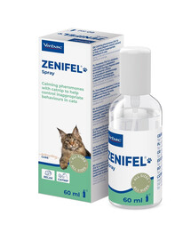 VIRBAC Zenifel sprej 60 ml feromony s kočičí mátou pro kočky s uklidňujícím účinkem