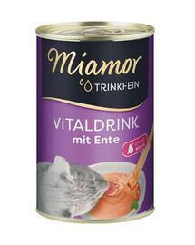 MIAMOR Trinkfein kachní polévka pro kočky 6x135 g