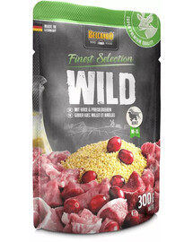 Finest Selection Dziczyzna, proso i żurawina 300 g mokra karma dla psa