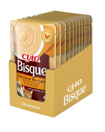 INABA CIAO Bisque Krémová polévka Kuře 12x40g