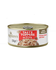 Taste Toppers Pierś z kurczaka z wołowiną w galaretce 156 g