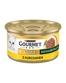 GOURMET Gold Adult Succulent Delights s kuřetem 85g
