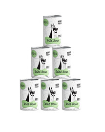 PAKA ZWIERZAKA PEPE Wild Boar 99% (dziczyzna) 6x400 g