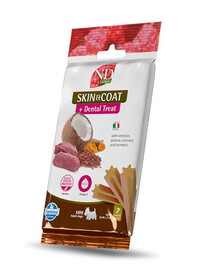 FARMINA N&D Quinoa Dental Treat Skin Coat Venison Mini 60 g (7 ks) dentální pamlsek pro psy malých plemen