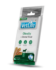FARMINA Vet Life Dental Treat Obesity Medium/Maxi 100 g (7 ks) dentální pamlsek pro střední a velké psy