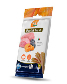 FARMINA N&D Dentální pamlsek Pumpkin Lamb Blueberry Medium/Maxi 100 g (7 ks) pro psy středních a velkých plemen