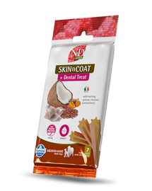 FARMINA N&D Quinoa Dental Treat Skin Coat Herring Medium/Maxi 100 g (7 ks) zubní pamlsek pro střední a velké psy