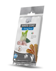 FARMINA N&D White Dental Treat Coat Sea bass Medium/Maxi 100 g (7 ks) zubní pamlsek pro střední a velké psy