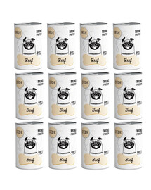 PAKA ZWIERZAKA PEPE Beef 99% (wołowina) 12x400 g