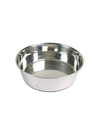 Miska metalowa z gumową podstawą 1.7 l/21cm