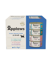 Cat Tin Multipack 12 x 70 g Fish Collection mokra karma dla kota mix smaków z rybą