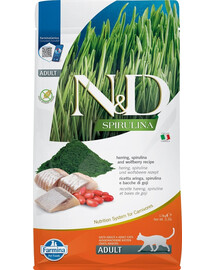 FARMINA N&D Spirulina Cat Adult Herring and Wolfberry 50g Kompletní krmivo pro dospělé kočky