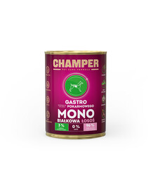 CHAMPER Gastro Losos monoproteinové krmiva pro psy 400 g