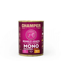CHAMPER Bones Joints Krocan monoproteinové krmivo pro psy 400 g