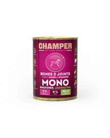 CHAMPER Bones Joints Jehněčí monoproteinové krmivo pro psy 400 g