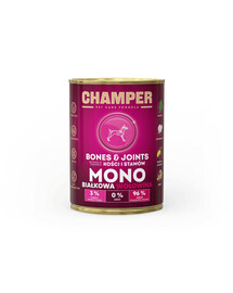 CHAMPER Bones Joints Hovězí monoproteinové krmivo pro psy 400 g