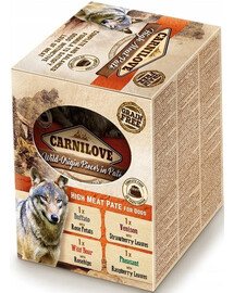 CARNILOVE Meat Pate Multipack Adult kapsičky 4x300g krmivo pro psy