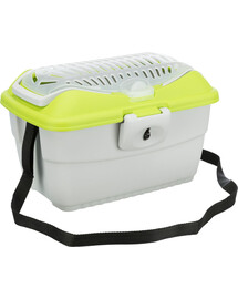 TRIXIE Transporter Mini-capri 40x22x30 cm jasnoszary/zielony