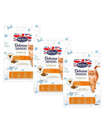 BUTCHER'S Functional Cat Indoor krmivo pro kočky, které nechodí ven s drůbeží 3x800 g