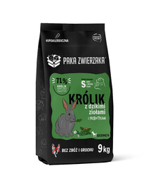 PAKA ZWIERZAKA Seventh Heaven Králík s divokými bylinkami pro štěňata 9 kg