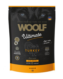 WOOLF Ultimate Soft Adult Dog Turkey 1 kg bezobilná polomokrá krmiva s krůtím masem pro psy
