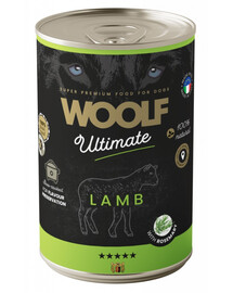 WOOLF Ultimate Adult Dog Lamb with Rosemary 400g vlhká strava s jehněčím a rozmarýnem pro psy