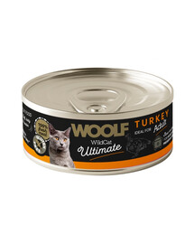 WOOLF Wild Cat Ultimate Turkey Pate 85g paštika s krůtím masem pro kočky