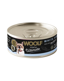 WOOLF Wild Cat Ultimate Sterilised White Fish Pate 85g paštika s bílou rybou pro sterilizované kočky