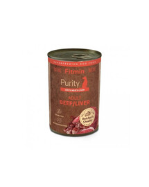 FITMIN Purity Adult Dog Beef with liver 400g hovězí s játry pro psy