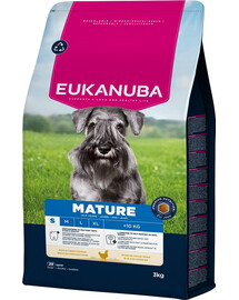 EUKANUBA Mature Small Breeds Chicken 3 kg krmivo pro dospělé psy malých plemen bohaté na čerstvé kuřecí maso
