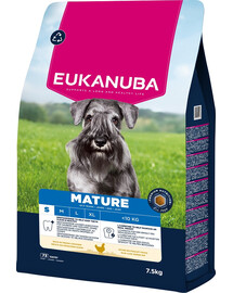 EUKANUBA Mature Small Breeds Chicken 7,5 kg krmivo pro dospělé psy malých plemen bohaté na čerstvé kuřecí maso