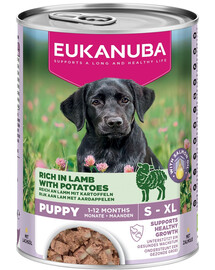 EUKANUBA Life Care Puppy Rich in Lamb 400 g paštika pro štěňata bohatá na jehněčí a brambory