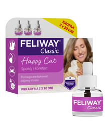 FELIWAY Classic 3 náplně doplňující feromony pro kočky