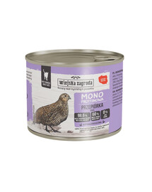 WIEJSKA ZAGRODA Monoproteinové vepřové krmivo pro kočky 200 g