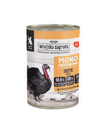 WIEJSKA ZAGRODA monoproteinové krmivo s krůtou pro koťata 400 g
