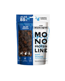 WIEJSKA ZAGRODA Monoprotein Jelen 115g měkké pamlsky pro psy